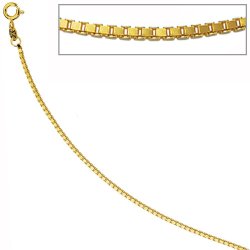Venezianerkette 333 Gelbgold 1,5 mm 45 cm Gold Kette Halskette Goldkette